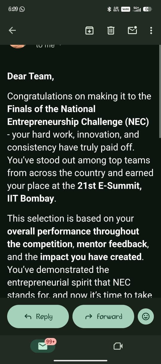 E-Summit Invitation - E-Cell Udai Pratap College Image 1